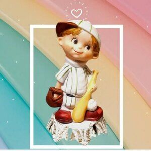 Kid Baseball Player figurine without plug